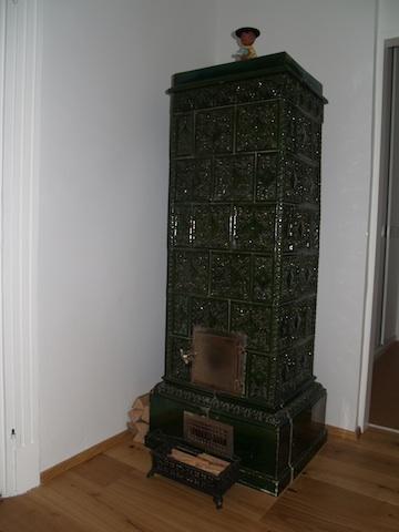 Kachelofen in Praxisgemeinschaft am Stadtpark