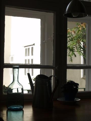 Blick aus Fenster in den Hof - Praxisgemeinschaft am Stadtpark